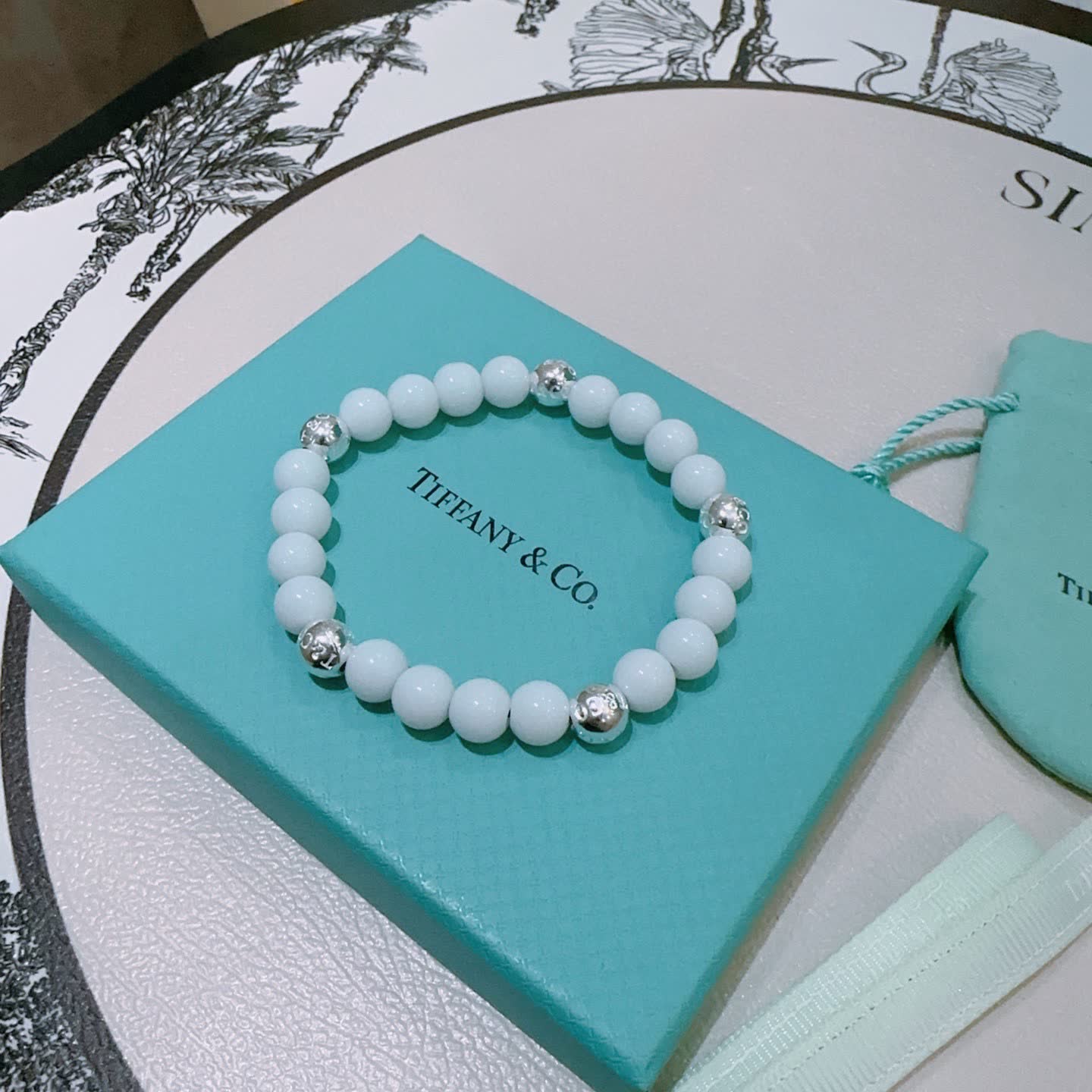 Tiffany & Co. Blue Bead Bracelet